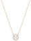 Swarovski Collana Sparkling Dance Flower, bianco, placcato oro rosa 5408437