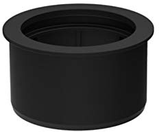 Sanit -SA58211000000- Übergangsmuffe DN90/DN100 schwarz