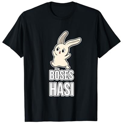 Süßes Hasen Böse Spruch - Lustiges Böses Hasi T-Shirt