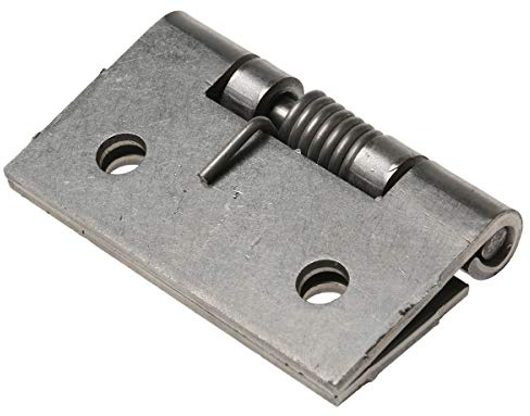 RS PRO Edelstahl Klavierband Klavier Federbelastet Selbstschließend, 2 mm x 50mm x 50 mm, Packung a 2 Stück