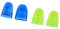 Tenlacum L2 R2 Lot de 2 boutons de rechange pour manette Sony PS4, bleu clair et vert