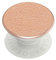 POPSOCKETS Pebbled Vegan Leather Rose Gold Removable Grip with Rack Function Premium
