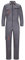 Yukirtiq Tuta da Lavoro Multitasche Uomo Intera Meccanico Blu con Zip Doppio, Elastica in Vita, Grigio, XL
