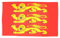 AZ FLAG - Flagge Haute-Normandie - 90x60 cm - Haute-Normandie Fahne 100% Polyester mit Messing-Ösen - UV-beständig - Vives Farben - 50g