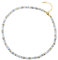 COAI Geschenkideen Damen Heishi Surfer Halskette Boho Bohemian Choker aus Howlith 18k Vergoldete Kette