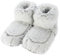 Warmies Botas para microondas, Botas de Casa Calentables con Aroma de Lavanda Seca, Pantuflas para Frio o Calor, talla única, color gris malvavisco