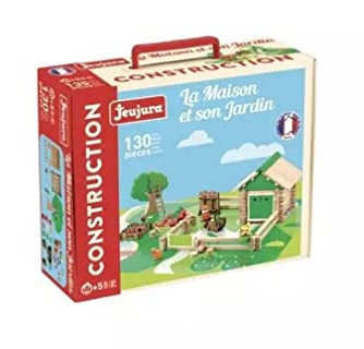 Jeujura J8080 8080 - LA Maison ET Son Jardin - 130 Pieces - Développer Son Imagination, Son adresse et sa dextérité - À partir de 5 Ans