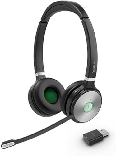 Yealink Headset WH62 Dual Portable UC, Schwarz, Grau