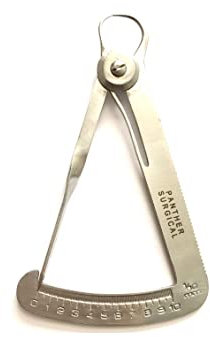 Acciaio inossidabile Iwanson Corona Calipers & Boley Vernier Calipers Righello Micrometro Strumenti Ortodontico Meausring Lab Strumenti (da 0 a 10mm)