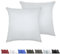 aboveBED Kissenbezug 50 x 50 (2er-Set), Hellgrau, Kopfkissenbezug 50x50 cm aus 100% Mikrofaser, Kissenbezug mit Reißverschluss, Weich und Atmungsaktiv, Waschbare