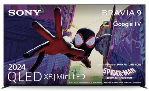 Sony BRAVIA 9 QLED XR l Mini LED 75 Pulgadas 4K HDR Google Smart TV, Funciones de Juego para Playstation 5, IMAX optimizado, Dolby Vision Atmos, Chromecast, AirPlay, 120 Hz 75XR90, 55, 75