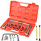 LQGTQO 12 Pièces Compresseur de Ressort de Soupape Kit, Compresseur de Ressort avec Leve Soupape, Universel Portable Ensemble D'outils de Réparation Automobile, pour Voitures, Motos