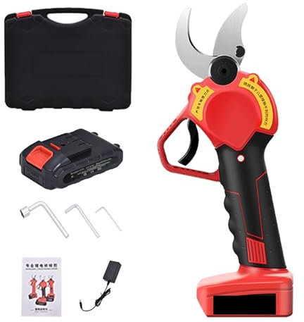 MEIVIYA potatore di Alberi, 21V Potatore a Batteria Cesoia efficiente Albero da frutto Bonsai Potatura Forbici elettriche for Prugna Rami Taglierina Albero Paesaggistica Trim Strumento(B)