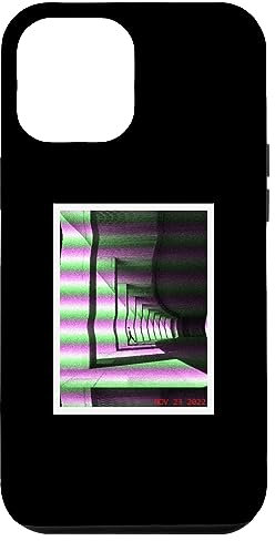 Hülle für iPhone 14 Pro Max Fibonacci-Stil Fotografie Art Vaporwave Aesthetic Retro