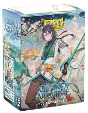 Dragon Shield Sleeves: Matte Art: Grand Archive: JIN Fate Defiant (100 unidades)