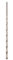 Extra Long Twist Drill, 200MM x 6MM Gold Coated HSS Extra Long Straight Shank Auger Drill Bit, for Drilling in Block, Masonry and Concrete