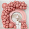 Palloncini Rosa Antico,84 pezzi 18 12 10 5 pollice Palloncini Compleanno,Palloncini Battesimo Bambino,Lattice Palloncini Laurea,Palloncini per Compleanni,Matrimoni,Anniversari,Geste di Baby Shower