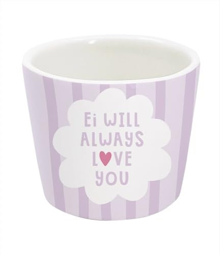 Grafik-Werkstatt 64533 Eierbecher | Porzellan Becher | Ei Will Always Love You