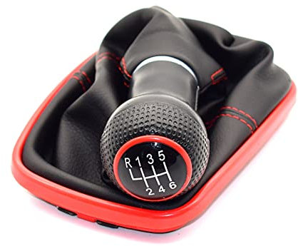 LEMST Schaltknäufe 5/6-Gang 23 Mm Schaltknauf Hebel Schaltmanschette Für Golf 4 Für MK4(D)