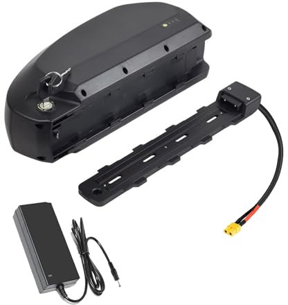 JHKJ Batterie au Lithium 36V 48V 17,5Ah 20Ah 25Ah 30Ah Batterie de réservoir de Carburant Batterie Lithium-ION 52V 60V pour kit Moteur 700W-1100W avec Verrouillage de sécurité,36v30ah