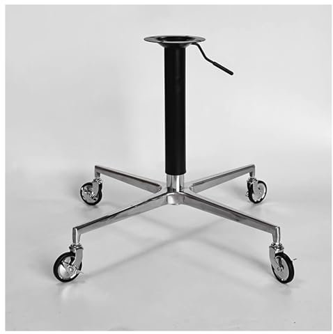 XMDEUR Pieds de rechange pour bureau, pieds de table en métal à levage croisé, accessoires de table ronds, pieds de meubles à monter soi-même, pied de meubles pour petite table à manger, table basse