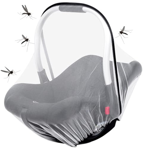 für Kinder, Insektenschutznetz für Kinderwagen, feines Netz, elastisch, anpassbar, atmungsaktive Barriere für Reisebetten und Kinderbetten
