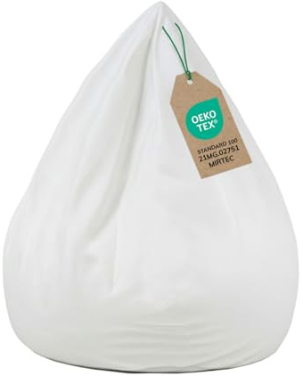 DreamRoots Sitzsack Innenhülle ohne Füllung, Ersatzbezug, S 70x105 cm | Innensack Bean Bag, zum Befüllen mit Styroporkugeln, waschbar, OEKO-TEX Stoff, Polyester