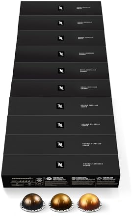 Pack de 100 cápsulas de café Double Espresso Nespresso Vertuo