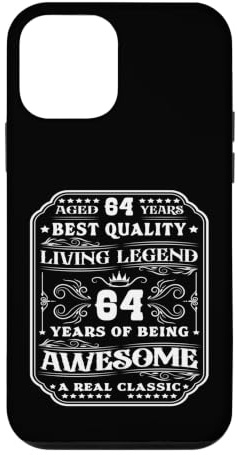 Hülle für iPhone 12 mini 64 Years of Being Awesome 64 Jahre 64 Geburtstag Mann