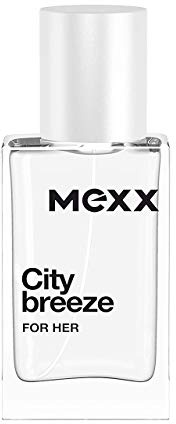 Mexx City Breeze For Her, Eau de Parfum Natural Spray, fruchtig-blumiges Damen Parfüm für den Sommer, 1er Pack (1 x 15ml)