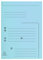 Exacompta - Réf. 334006E - Paquet de 25 chemises rigides imprimées avec 2 rabats SUPER 210 g/m² - couleurs pastel - certifiées PEFC™- dimensions 24 x 32cm pour documents format A4 - couleur bleu clair