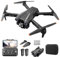 Faltbare Drohne mit 4K HD Dual Kamera für Kinder und Erwachsene - RC Quadcopter Drohnen mit intelligenter Hindernisvermeidung, Höhenhaltung, Ein-Tasten-Start, Spielzeug Geschenke für Anfänger(Black)