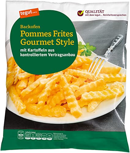 tegut... Backofen Pommes Frites Gourmet Style, 1 x 750g (Tiefgefroren)
