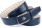 Anthoni Crown Herren Ledergürtel Gürtel, Dunkelblau, 105