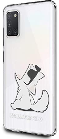 KARL LAGERFELD KLHCM21CFNRC Choupette Fun Hülle für Samsung Galaxy M21 M215 transparent