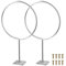 BESPORTBLE 2 Stück Edelstahl Wandhalterung Sportball Rack Display Ballhalter für Basketball Fußball Fußball Volleyball Gymnastikball (Silber)