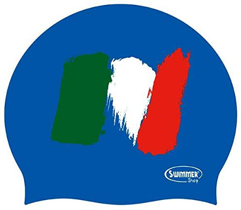 Malmsten SwimmerWear Naughty Swimmer Bonnet en silicone Drapeau Italie