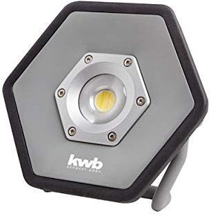 Kwb Akku Flächen-Strahler Mit SMD LED Technik, Tageslicht-Charakter, 5200 MAh Li-Ion Batterie, ANSI FL 1 - Standard, Leuchte Mit 3 Leucht-Modi, Baustrahler, 948800