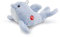 Trudi 51298 Sweet Collection Kleiner Delfin ca. 11 cm, Größe XXS, Stofftier mit weichen Materialien und liebevollen Details, Plüschtier mit Rückenflosse, waschbar, Kuscheltier für Kinder & Babys, Blau