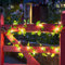 VGE Lichterkette mit Blättern, Künstliche Ahornblatt Pflanzen Grüne Blätter Lichterketten, 10m 100 LED Ahorn Blätter Lampe Hängende Beleuchtung, Indoor Outdoor Dekoration