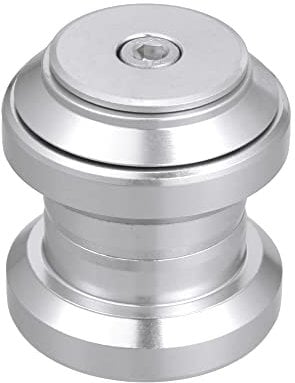 X AUTOHAUX 1-1/8 Bicycle Headset Bike Threadless External Headset Silver Tone