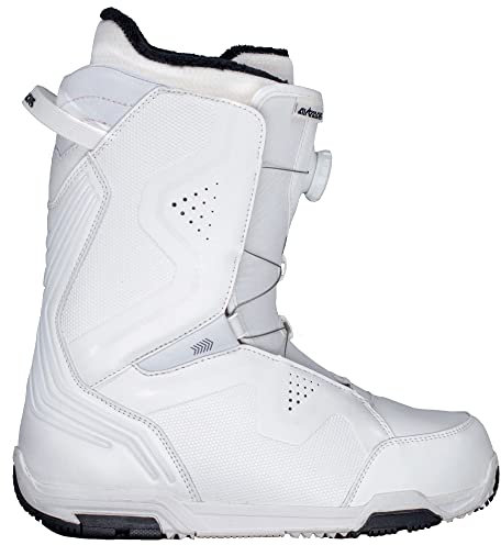 Airtracks Damen Snowboard Boots Strong ATOP Snowboardschuhe - QL Snowboardboots - Weiß - 41
