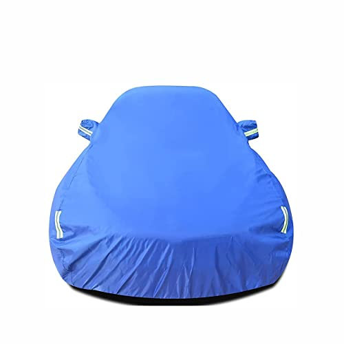 Auto Abdeckung für Opel Corsa E Corsa GSi/OPC X15 2014-2022, Auto Abdeckplane Autoabdeckung Autoplanen Garagen Autohülle Fahrzeugplane Allwetter Autoabdeckungen Autoabdeckungsschutz,D Blue