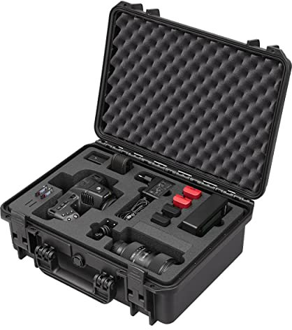 TomCase Funda de cámara cámara Blackmagic 6K Pro Pocket Cinema y Accesorios; maletín de Transporte Profesional, Estuche Impermeable para Exteriores IP67, Funda rígida inastillable