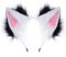 baotongle Handgemachte Wolf Fuchs Ohren katzenohren Halloween Cosplay Kostüm Zubehör Haarband (Blackpink)