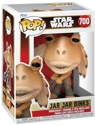 Funko POP! Star Wars: Episode 1 The Phantom Menace Anniversary - Jar Jar Binks mit Booma Balls - Vinyl-Sammelfigur - Geschenkidee - Offizielle Handelswaren - Movies Fans