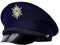 W WIDMANN MILANO Party Fashion - Polizeimütze für Kinder, Polizeihut, Polizist, Cap, Uniform, Polizeikostüm