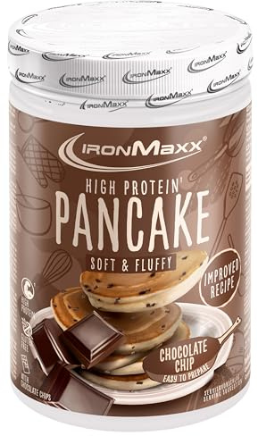 IronMaxx – Pancake Protéiné en Poudre – Pépites de chocolat 450 g – Pancake protéine pour petit-déjeuner & fitness
