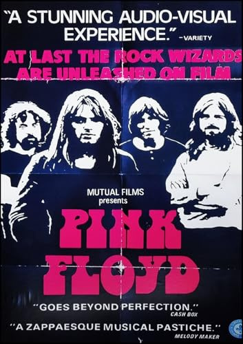 KUSTOM ART Wand- oder Tischbild Serie Musikgruppen Feiern Pink Floyd Poster Film Kunstdruck auf Holz 30 x 21 cm