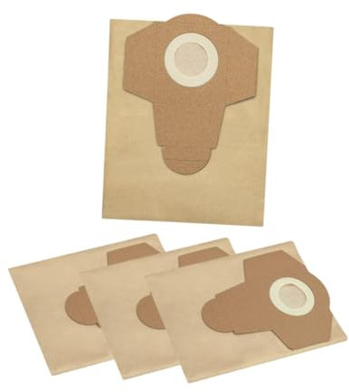 predolo 5 Sacchetti Bidone Aspiratutto Universali, Sacchetti Carta, Sacchetti per Aspirapolvere in Carta per La Rimozione dei per Aspirapolvere da 20 Litri, per Gestire Detriti Sia Secchi Che Bagnati